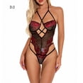 thumbnail image 1 of Lencería sexy de encaje para mujer, ropa interior con perspectiva, vendaje, mono, ropa de dormir, L Noticed XX000100-03, 1 of 7