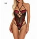 thumbnail image 1 of Lencería sexy de encaje para mujer, ropa interior con perspectiva, vendaje, mono, ropa de dormir, L Sweethay XX000100-03, 1 of 7