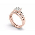 thumbnail image 2 of 3/4 Carat T.W. Diamond 10kt Rose Gold Cushion-Shape Engagement Ring Set, 2 of 5