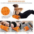 thumbnail image 3 of Juego de rodillos de espuma, juego de rodillos de espuma Rodillo de masaje con bola de fascitis para ejercicio, yoga de tejido profundo, músculos de pilates y fitness JFHHH pequeña, 3 of 5