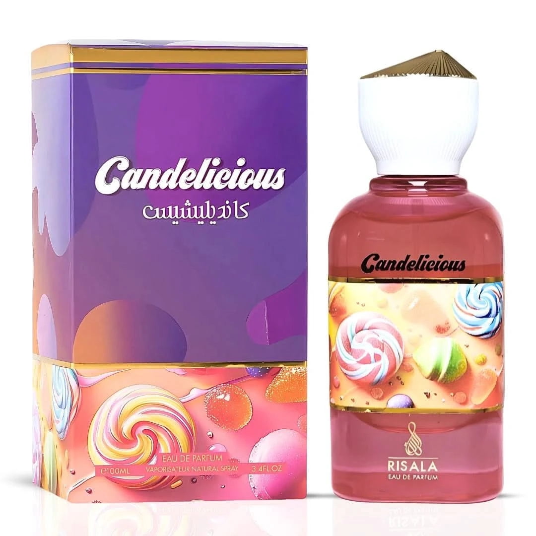 Yara Candy by Lattafa, Odyssey Candee by Armaf & Candelicious by Risala - Eau de Parfum Sprays 100ml (3.4 oz) (Bundle)