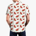thumbnail image 4 of Daiia Hand Drawn Watermelon Pattern Men’s Polo Shirts,Solid Deck Shirt,Classic Fit, Breathable Cotton Polo for Casual and Sport Wear-Medium, 4 of 9