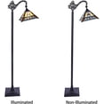 thumbnail image 2 of RADIANCE Goods Tiffany-Style 1 Light Reading Floor Lamp 11" Wide, 2 of 2