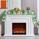 thumbnail image 4 of Artificial Rattan Vines Hanging Decor for Wedding Party Home Wall Decoration with Butterflies Floral Accents, 4 of 6