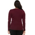 thumbnail image 2 of Heavyweight Women's Wool Crew Top Thermal Base Layer - 100% Merino Wool, 2 of 5