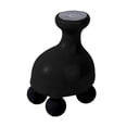 thumbnail image 2 of Masajeador corporal inalámbrico portátil con 6 velocidades y 4 cabezales para hombros, piernas y manos. negro, 2 of 8