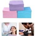 thumbnail image 2 of 125 baberos dentales, 45*35cm, babero impermeable desechable de 3 capas para paciente, babero impermeable para tatuaje abdominal, rosa brillar Electrónica, 2 of 5