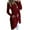 Red, variant on Women'S Cardigans Solid Color Fashion Solid Color Lapel Slim Long Windbreaker Jacket Cardigan Sweaters For Women