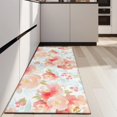thumbnail image 4 of Pioneer Flower Floral Print Pattern Kitchen Rug Mat,Kitchen Runner Rugs Non Skid Washable,Decorative Kitchen Floor Mats for Kitchen,Sink,Laundry,17"X47", 4 of 5