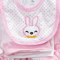 thumbnail image 4 of YDFCWX Baby Boy Layette Sets Newborn Preemie Baby Girl Clothes Set Girl Baby 8Pcs Outfits Boy Girls Baby Clothes Layette Set Gifts Layette Set Bodysuits Set for 0-3 Months,Light Pink, 4 of 5