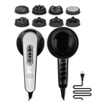 thumbnail image 1 of Masajeador Eléctrico, Masajeadores Electricos Espalda, 5 Modos,6 Velocidades Y 6 Cabezales De Masaje Xtellar negro, 1 of 3