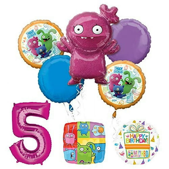 Ugly Dolls 5th Birthday Party Supplies Balloon Bouquet Decorations