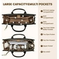 thumbnail image 7 of Lovevook Laptop Tote Bag for Women, Lightweight Pu Leather Work Tote Bag with Clutch Purse, Large Computer Bag Briefcase Fit for 15.6" Laptop, 7 of 7