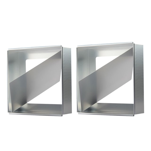 Molde de pastel de 2 uds., Molde de pastel de gasa de aleación para pasteles caseros, molde para pastel de ángel, sartén para alimentos de 4 `` y 5 '' Soledad Molde para pastel de aleación de aluminio