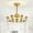 Gold, variant on Maxax Candlestick Ceiling Fan with Light, 21" White Vintage Ceiling Fan with Remote Control, 6 Speeds Reversible Timing Ceiling Fan for Bedroom, Living Room
