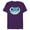 Purple, variant on Disney Frozen 2 Bruni Cute Salamander Big Face - Short Sleeve Blended T-Shirt for Adults - Customized-Putty Snow Heather