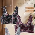 thumbnail image 2 of Ice Silk Lace Cooling Comfort Bra, Lace Buttonless Comfortable Bra, 2 of 4