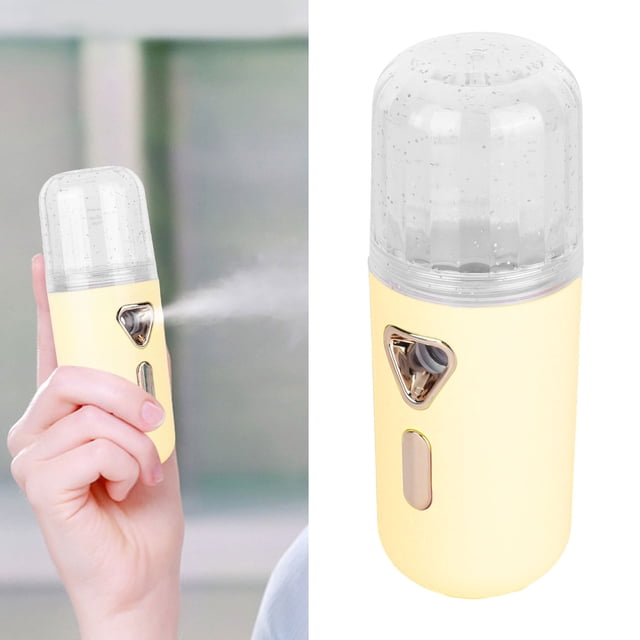 Face Mist Sprayer, Facial Humidifier USB Convenient To Use For Home For Outdoor White,,Green,Yellow