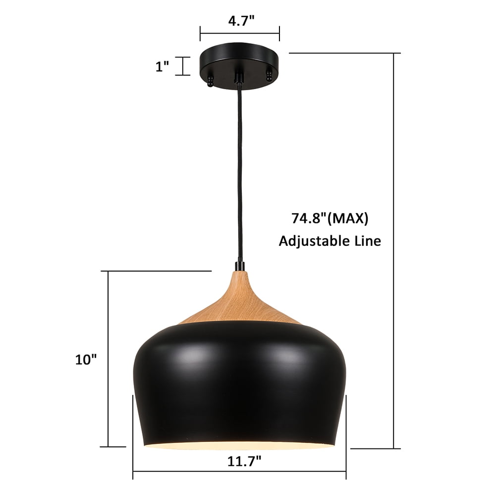 Private Jungle Circular Home LED lampshade, lampshade 11.8x11.8inch, dumb black Private Jungle Circular Home LED lampshade, lampshade 11.8x11.8inch, dumb black