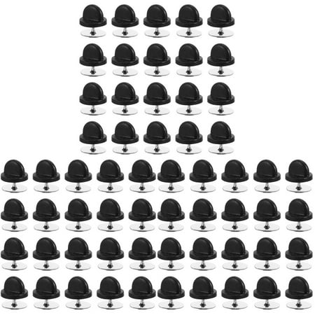 

150 Sets 1 Bag Creative Breast-pins DIY Craft Props Thorn Horse Needles (Black)