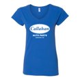 thumbnail image 2 of Wild Bobby, Callahan Auto Parts Sandusky Ohio Retro 90s Funny Tommy Boy, Pop Culture, Women Standard V-Neck Tee, Royal, Small, 2 of 4