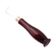 thumbnail image 5 of Uadme Dispositivo De Recorte De Borde Poco Profundo De Cuero, Cuchillo Fino De Pala Ancha De Cuero Marrón, Mango Artesanal DIY para Peletería(2mm), 5 of 5