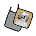 thumbnail image 2 of Carolines Treasures SC9128PTHD Shih Tzu Wipe your Paws Pair of Pot Holders, 7.5HX7.5W, multicolor, 2 of 3
