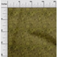 thumbnail image 2 of oneOone Tissu Jersey Viscose Vert Olive Foncé Abstrait Floral Matériel de Robe Tissu Imprimé au Mètre 60 Pouces de Large, 2 of 5