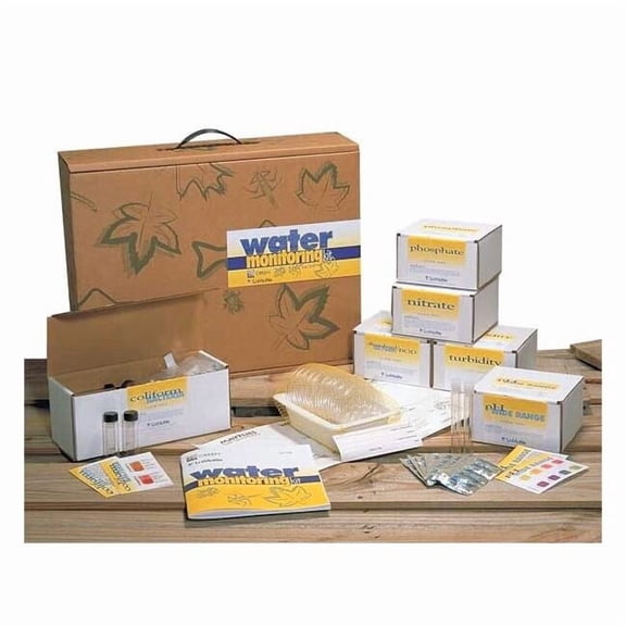 Lamotte Water Test Ed Kit,pH,Dis O2,Nitrate,etc 5848