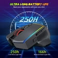 thumbnail image 2 of M814RGB-PRO 2.4G/Wired/Bluetooth Triple Modes Gaming Mouse 8000DPI Rapid Fire Buttons-Redragon, 2 of 15