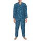 thumbnail image 3 of Balery Blue Glitter Pijama para Hombre de Dos Piezas con Manga Larga, Conjunto de Dormir y Descanso Suave con Bolsillos-Medium, 3 of 7