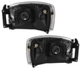 thumbnail image 3 of For 06-09 Ram Pickup Truck Headlight Headlamp Head Light Lamp with Bulb SET PAIR, 3 of 4
