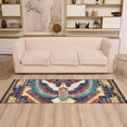 thumbnail image 2 of Yayeee Runner Rug for Bedroom 2'x6' Machine Washable Hallway Non Slip Mat, Beige Geometric Eagle, 2 of 8