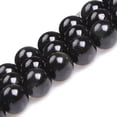 thumbnail image 4 of K-KED Natural Black Obsidian Gemstone Round Loose Beads For Jewellery Making 15"-12 mm, 4 of 6