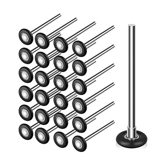 ckepdyeh 12 Pcs Nylon Garage Door Roller 2 Inch Quiet Garage Rollers Bulk 6200ZZ Bearing Replacement for Garage Door Supplies Nylon garage door rollers