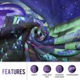thumbnail image 3 of Mushroom Blanket Gifts for Women Girls Mom, Galaxy Space Fantasy Plant Print Decoration for Home Bedroom Living Room Couch Lounge, Soft Cozy Lightweight Throw Blankets Twin 60"x80", 3 of 5