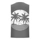 thumbnail image 4 of Hombres Moda Casual sin Mangas Impresión Suéter Cuello Redondo Tanque Deportivo, 4 of 4