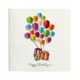 thumbnail image 2 of NIQUEA.D, Packages and Balloons Quilling Birthday Card, 2 of 4