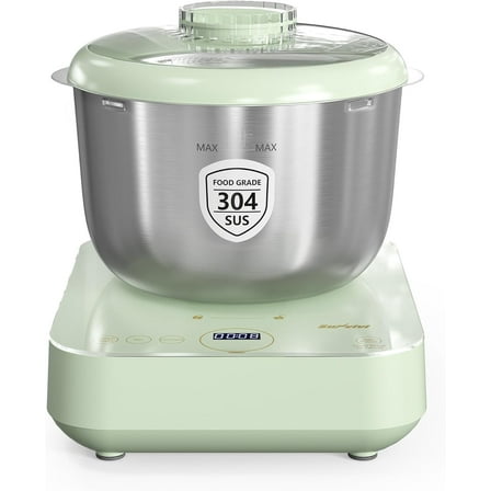 Superjoe Electric Dough Maker With Ferment Function, 5.2 Qt, 304 Stainless Steel Bowl, Green