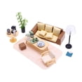 thumbnail image 2 of Juego De Muebles Para Casa De Muñecas, Juego De Mesa En Miniatura, Silla, Lámpara De Pie, 2 of 8