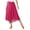 Hot Pink, variant on MSemis Women Long Chiffon Ballet Skirts Ladies Flowy Lyrical Dance Wrap Skirts Black One Size