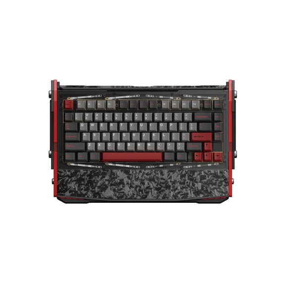 Teclado gamer DRY STUDIO Black Diamond RT 75% magnético