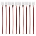 thumbnail image 1 of Uxcell Paquete de 10 conectores de tira de luces LED de 2 pines para tiras de 10 mm de ancho 3528 5050/Iluminación de bricolaje [Blanco, Negro, Rojo], 1 of 6