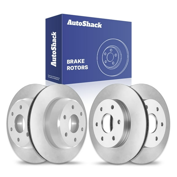 AutoShack Front Vented & Rear Vented Brake Rotors 4-PC Set Replacement for 2003-2008 Chevrolet Express 1500 2003-2008 GMC Savana 1500 2000-2006 GMC Yukon 2000-2006 Chevrolet Tahoe