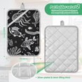 thumbnail image 3 of Pot Holders Set of 2 Heat Resistant 338℉ Kitchen Oven Gloves Potholder Cooking Baking Microwave Mitts Abstract Fish Animals, 3 of 7