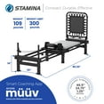 thumbnail image 3 of Stamina Products Aero Pilates Board Premier Foldable Reformer Fitness Machine, 3 of 12