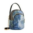 thumbnail image 7 of FORMRS Crossbody Bag for Women Quilted Travel Shoulder Cell Phone Purse with Chain Strap Handbag, Plants and River, 7 of 7