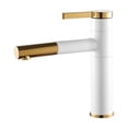 thumbnail image 1 of Sink Faucets Basin Mixer 360 Rotation Spout Tap Hot Cold Faucet Water Taps Crane Brass ,Easy to Install, 1 of 10