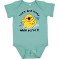 thumbnail image 3 of Inktastic Life's Ducky 1st Birthday Boys or Girls Baby Bodysuit, 3 of 5