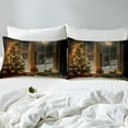Christmas Tree Bed Sheets for Boys Girls Kids Christmas Decorations